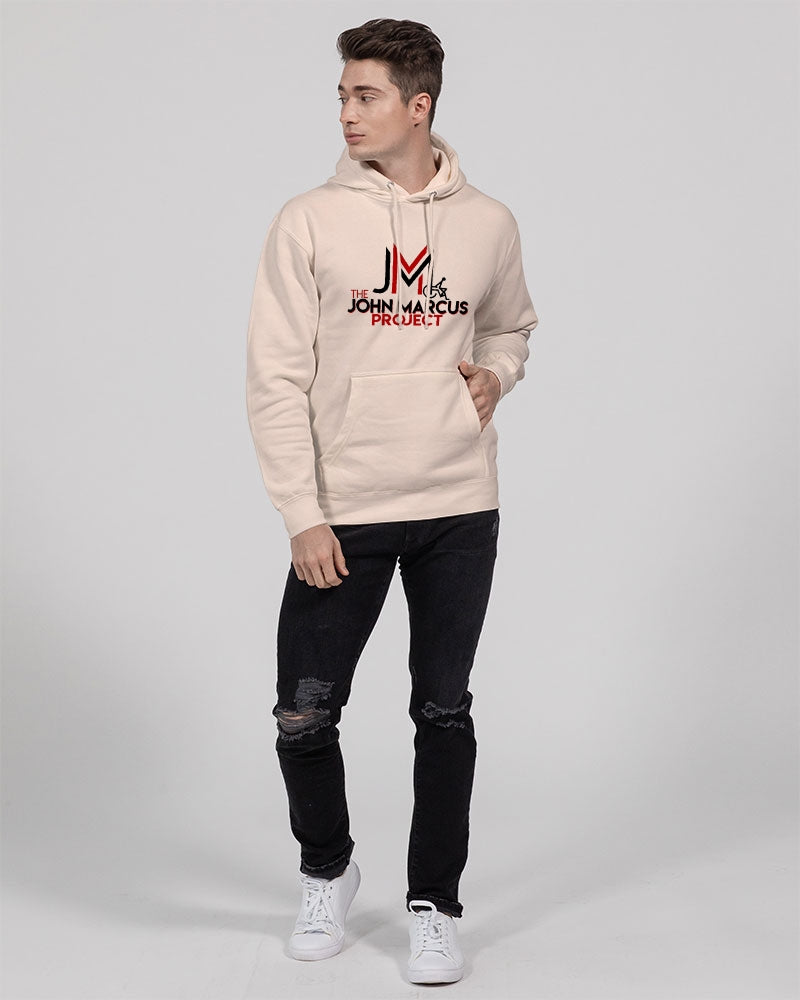 John Marcus - Black & Red Unisex Premium Pullover Hoodie | Lane Seven