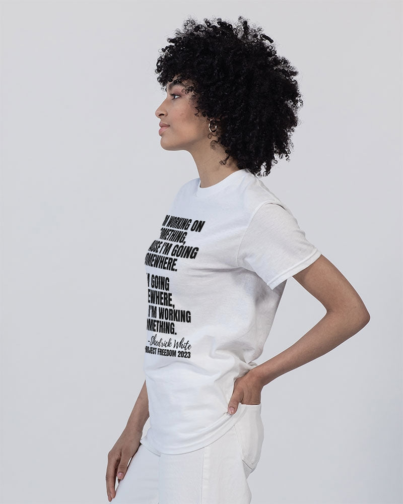 I'm Working On Something Unisex Heavy Cotton T-Shirt | Gildan