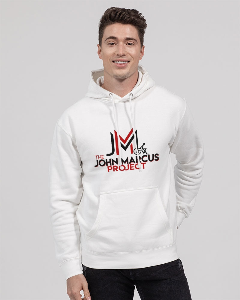 John Marcus - Black & Red Unisex Premium Pullover Hoodie | Lane Seven