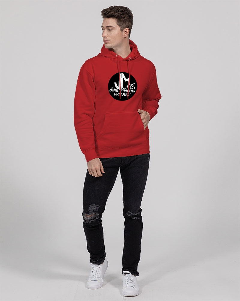 John Marcus - Black & White Unisex Premium Pullover Hoodie | Lane Seven