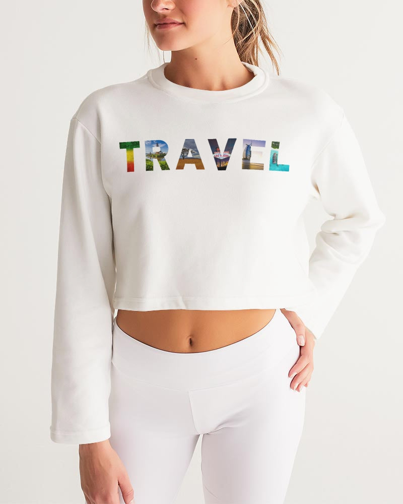 Travel Women's Cropped Sweatshirt