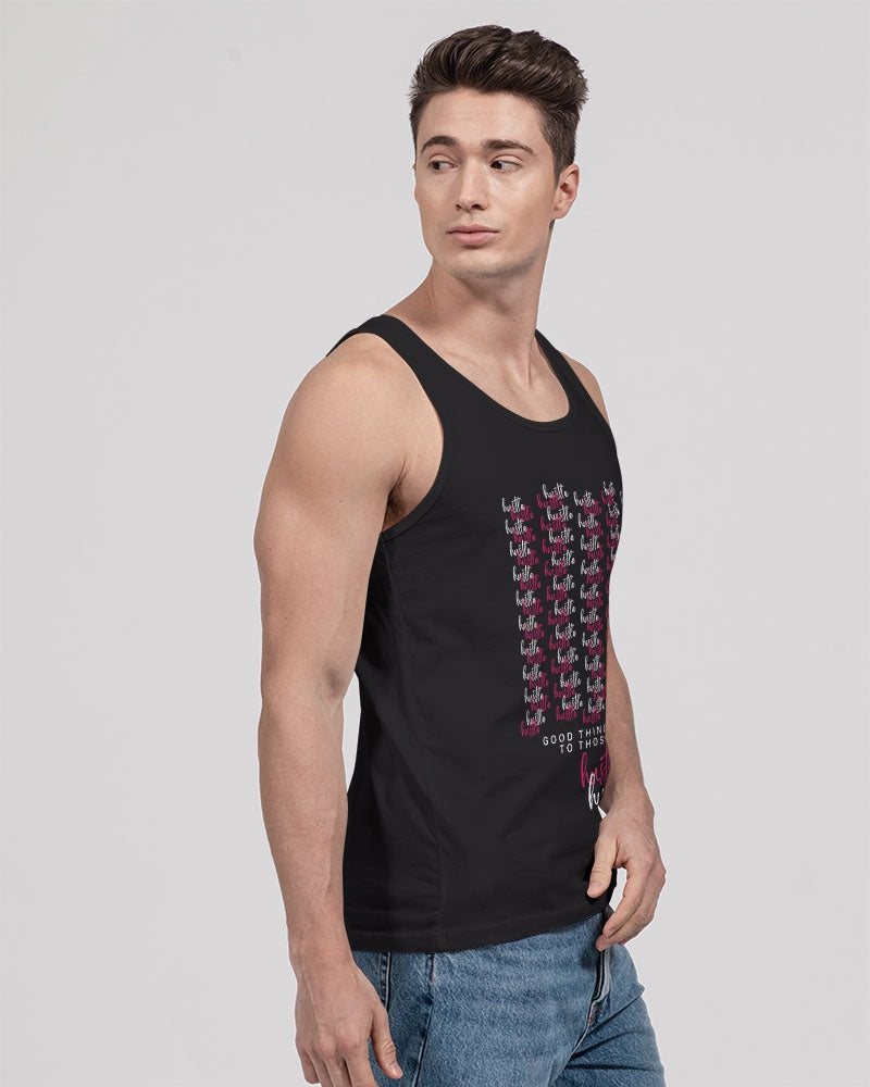Good Things Come To Those Who Hustle - Tank Unisex Jersey Tank | Bella + Canvas