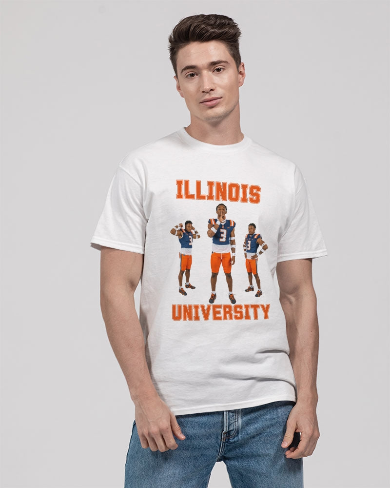 Illinois - 6 Front Unisex Heavy Cotton T-Shirt | Gildan