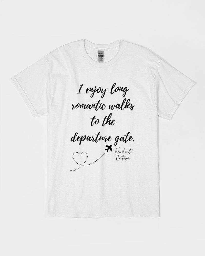 Romantic Walk - Black Font Unisex Ultra Cotton T-Shirt | Gildan