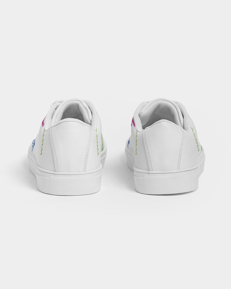 Travel with Centoria T-Shirt Men's Faux-Leather Sneaker