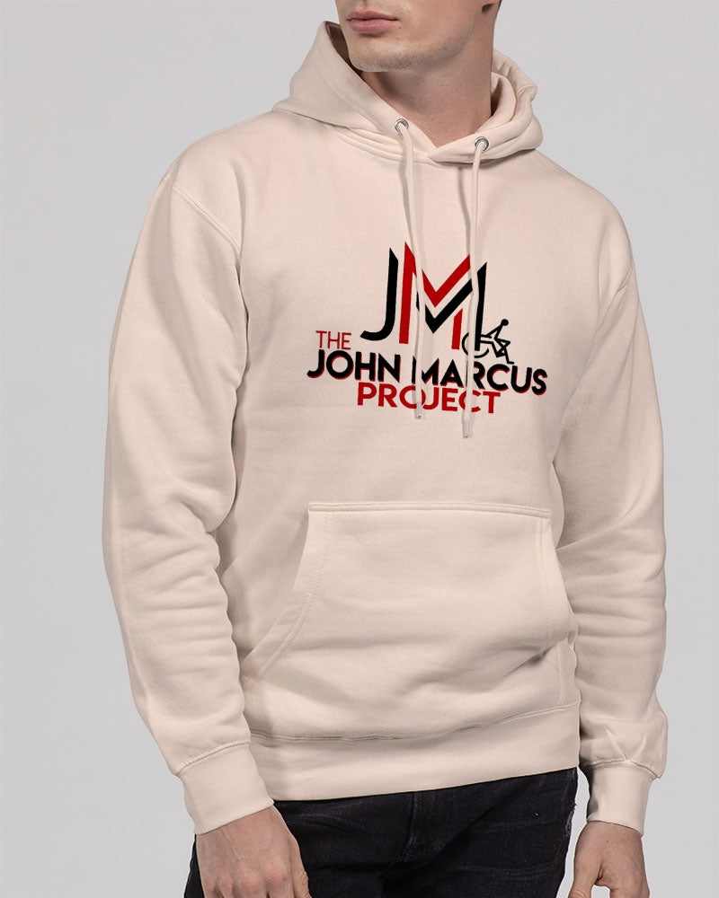 John Marcus - Black & Red Unisex Premium Pullover Hoodie | Lane Seven