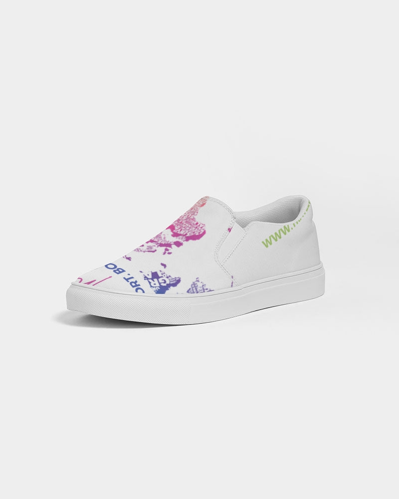 Travel with Centoria T-Shirt Women's Slip-On Canvas Shoe