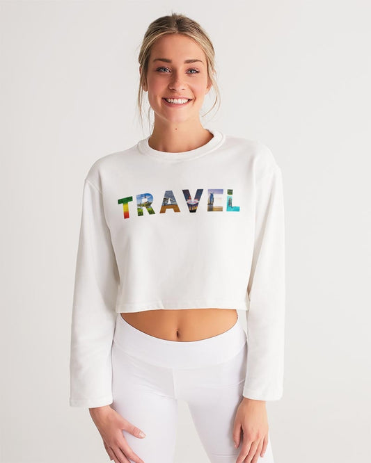 Travel Women's Cropped Sweatshirt