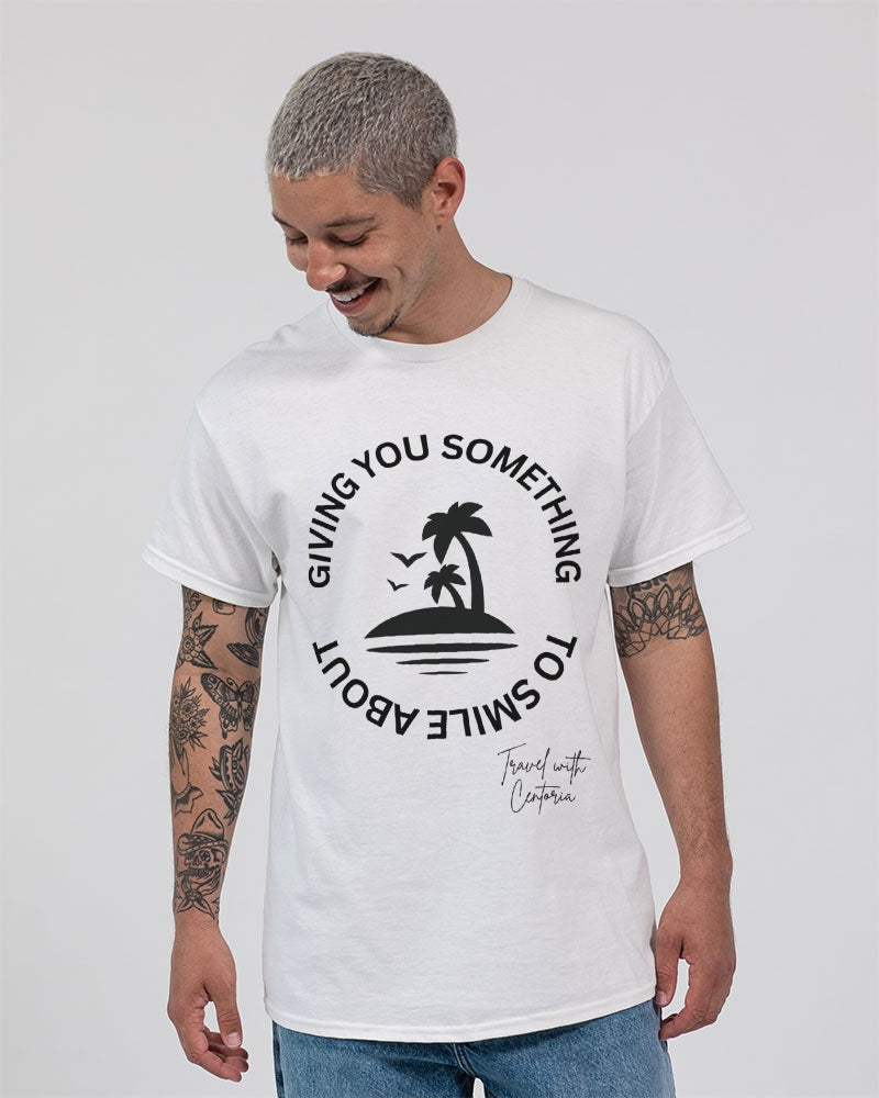 Smile - Black Font Unisex Ultra Cotton T-Shirt | Gildan