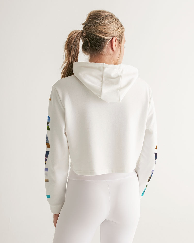 Travel - 1 Women's Cropped Hoodie