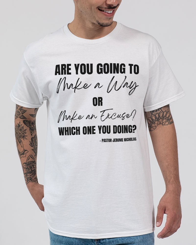 Make A Way - Black Font Unisex Ultra Cotton T-Shirt | Gildan