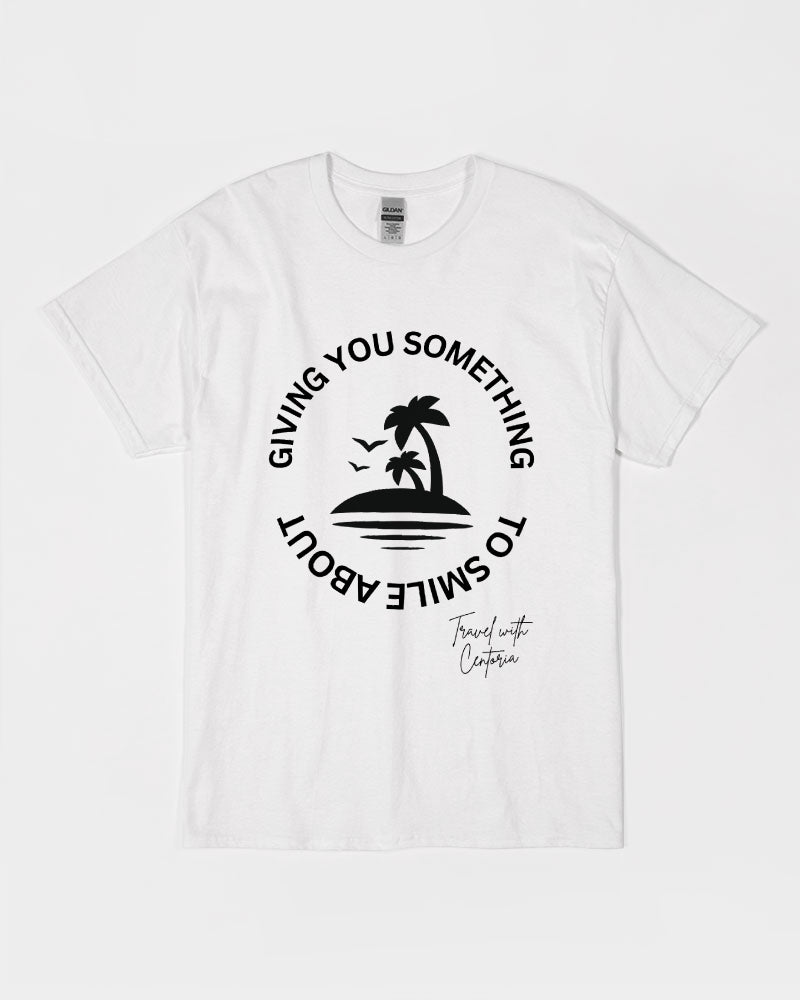 Smile - Black Font Unisex Ultra Cotton T-Shirt | Gildan
