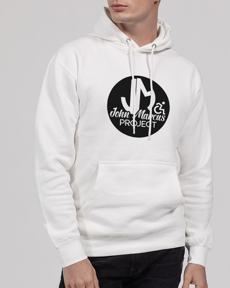 John Marcus - Black & White Unisex Premium Pullover Hoodie | Lane Seven
