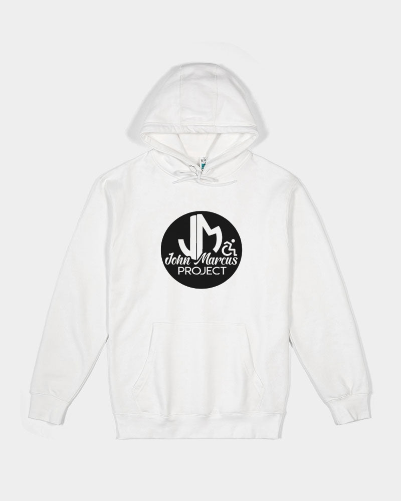 John Marcus - Black & White Unisex Premium Pullover Hoodie | Lane Seven