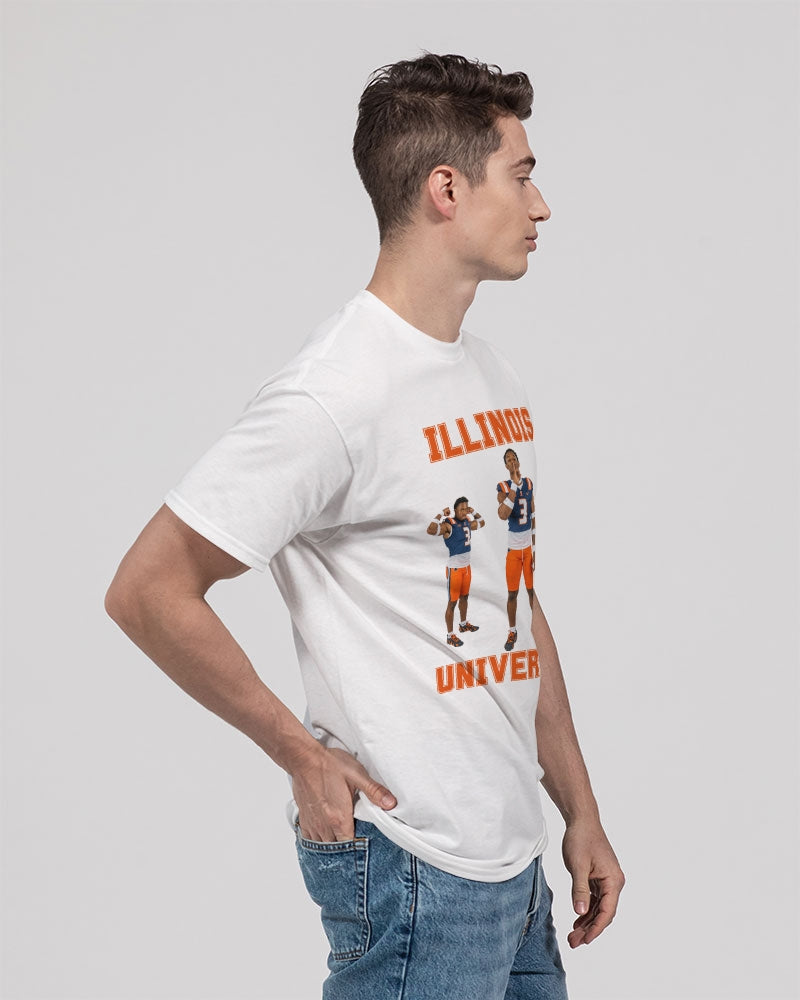 Illinois - 6 Front Unisex Heavy Cotton T-Shirt | Gildan