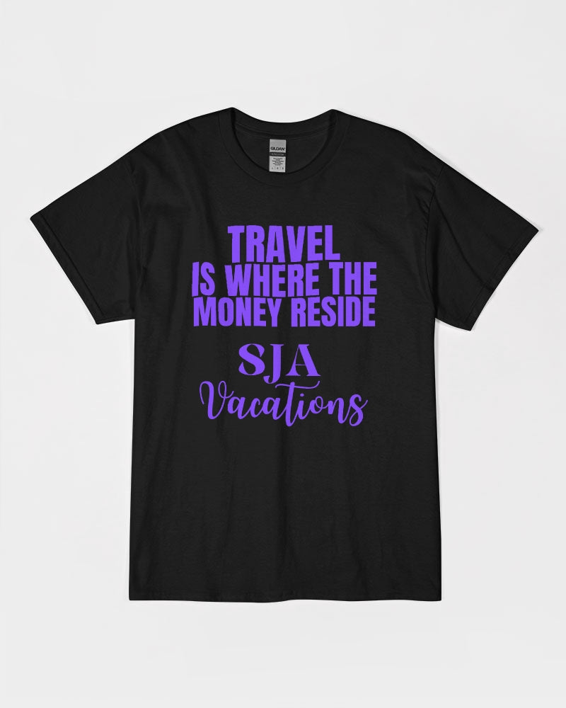 Travel is where the Money Resides - SJA Unisex Ultra Cotton T-Shirt | Gildan