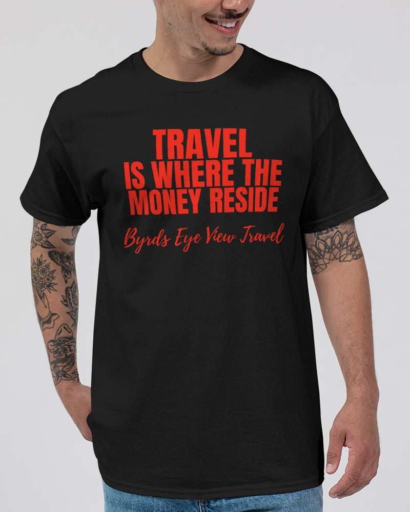 Travel is where the Money Resides - BEV Unisex Ultra Cotton T-Shirt | Gildan