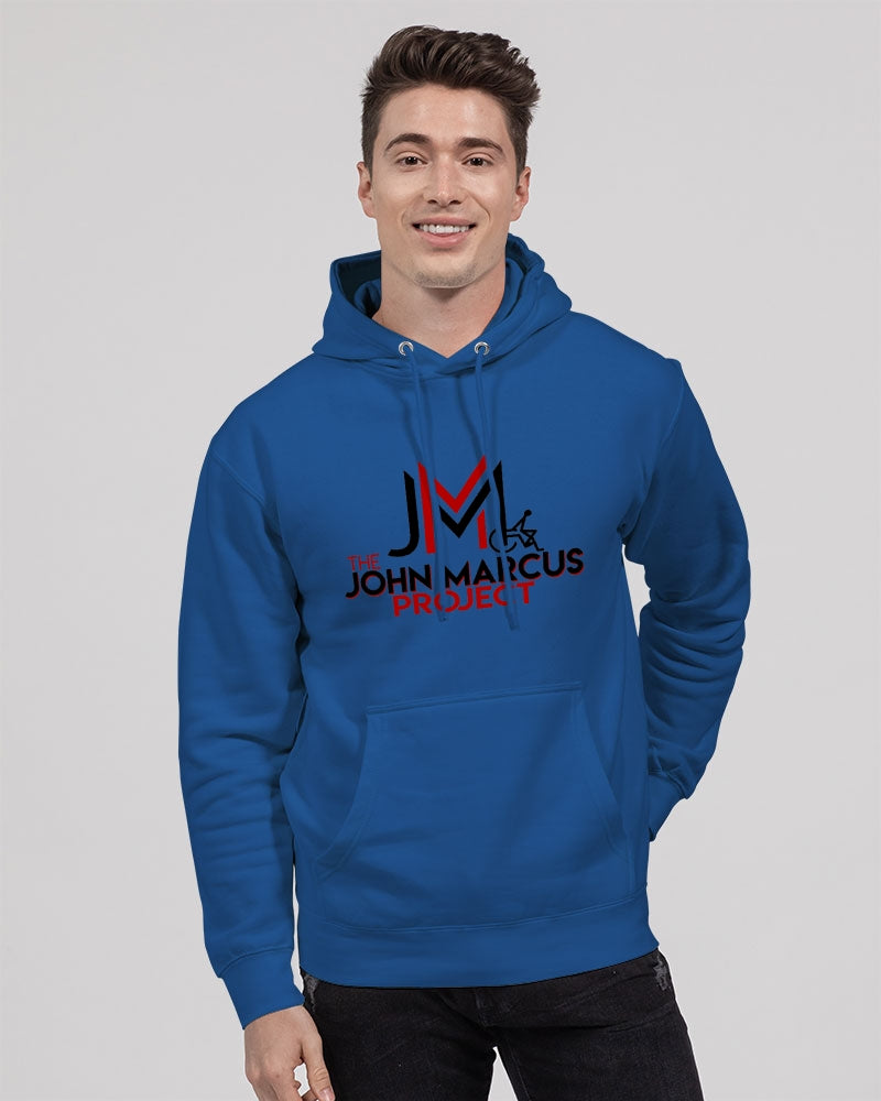 John Marcus - Black & Red Unisex Premium Pullover Hoodie | Lane Seven