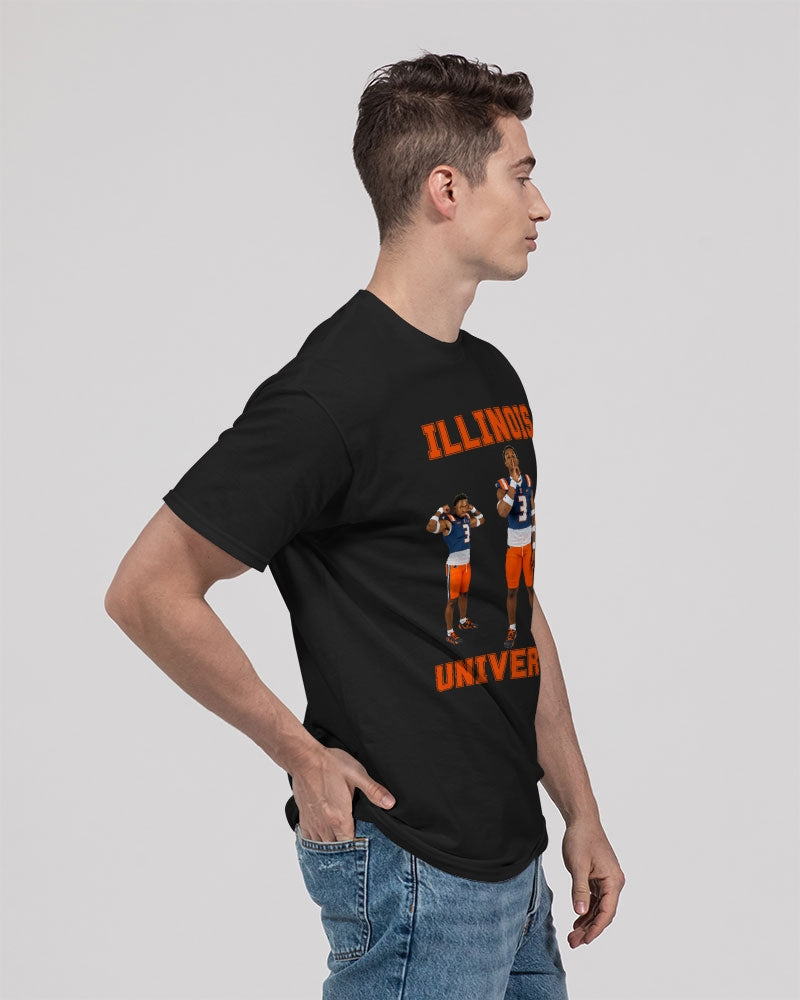 Illinois - 6 Front Unisex Heavy Cotton T-Shirt | Gildan