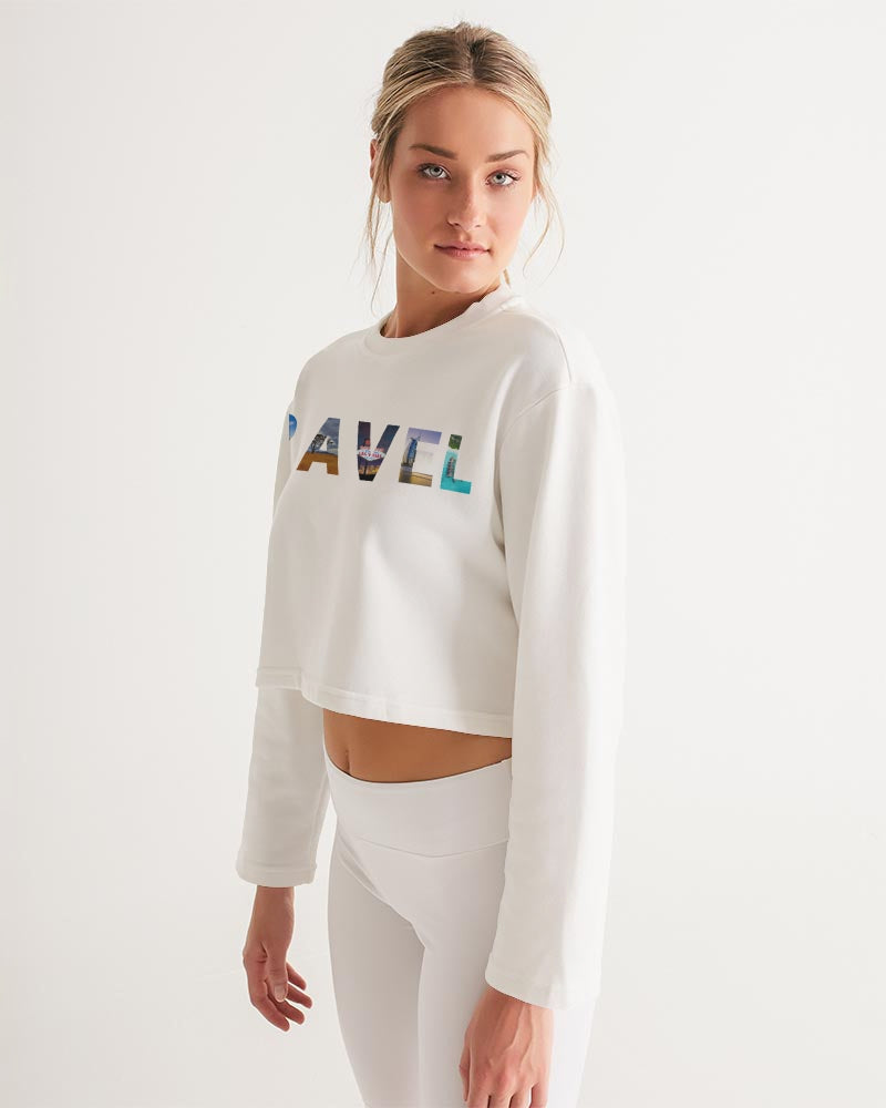 Travel Women's Cropped Sweatshirt