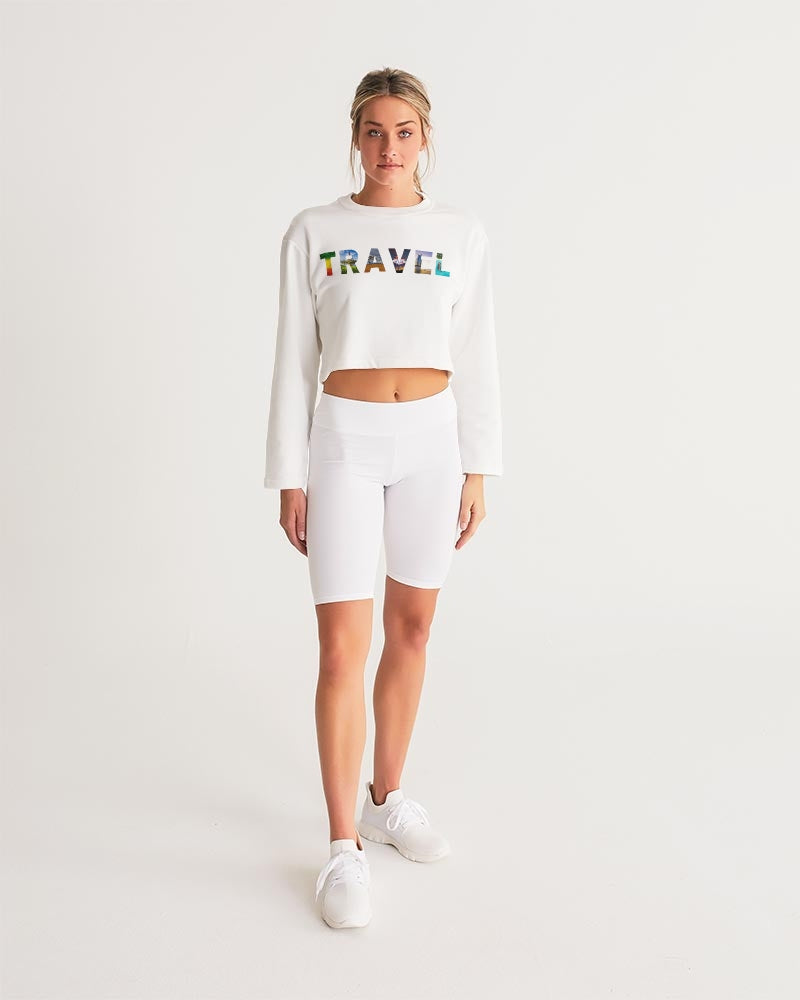 Travel Women's Cropped Sweatshirt