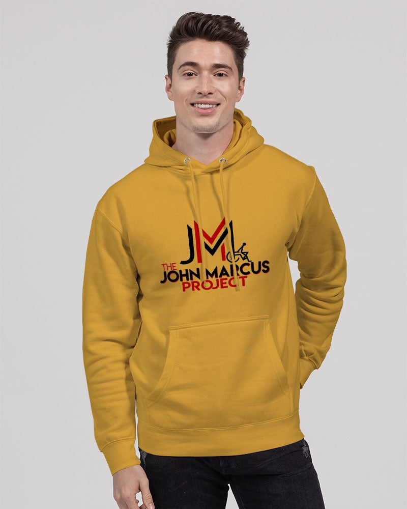 John Marcus - Black & Red Unisex Premium Pullover Hoodie | Lane Seven