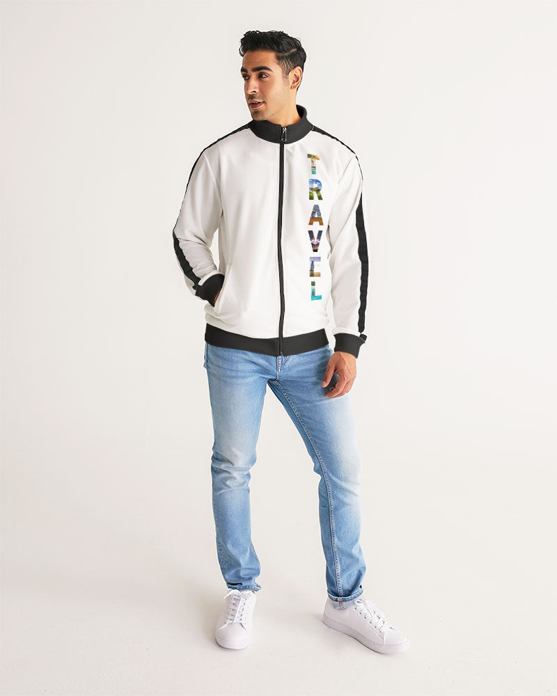 Travel - 2 Men's Stripe-Sleeve Track Jacket