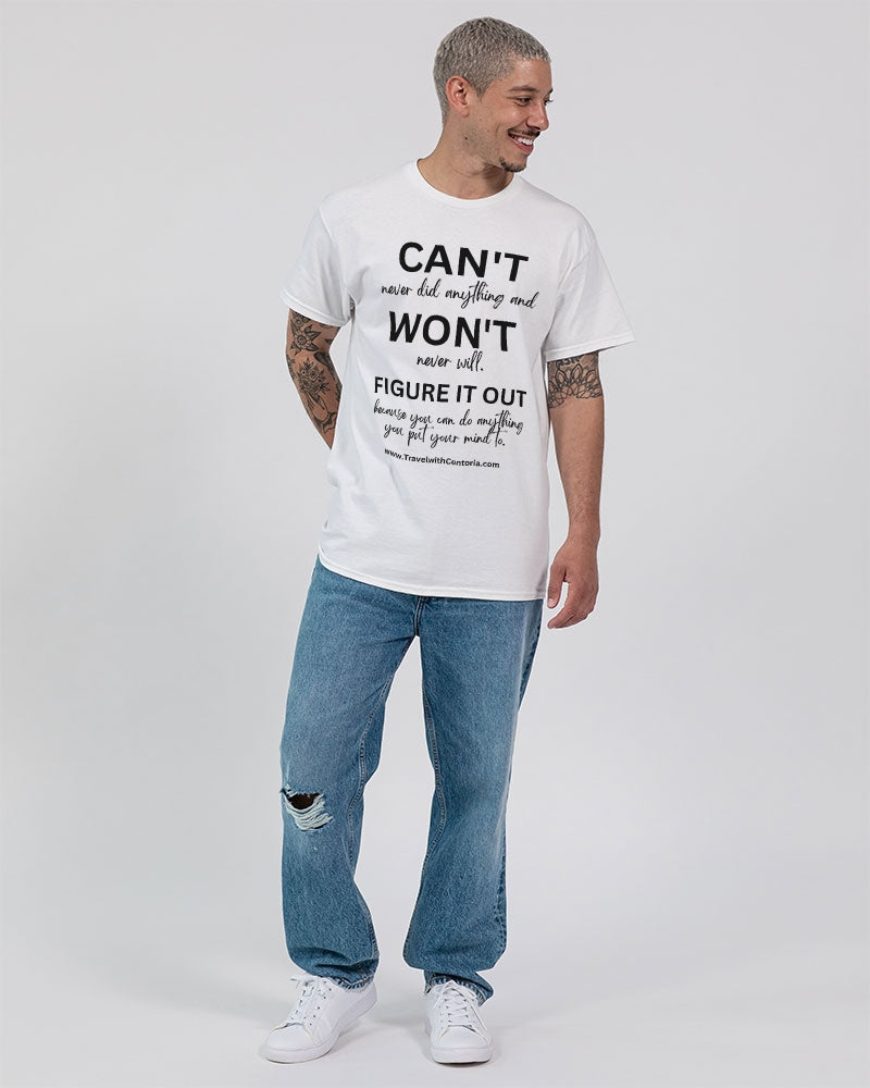 Figure It Out - Black Font Unisex Ultra Cotton T-Shirt | Gildan