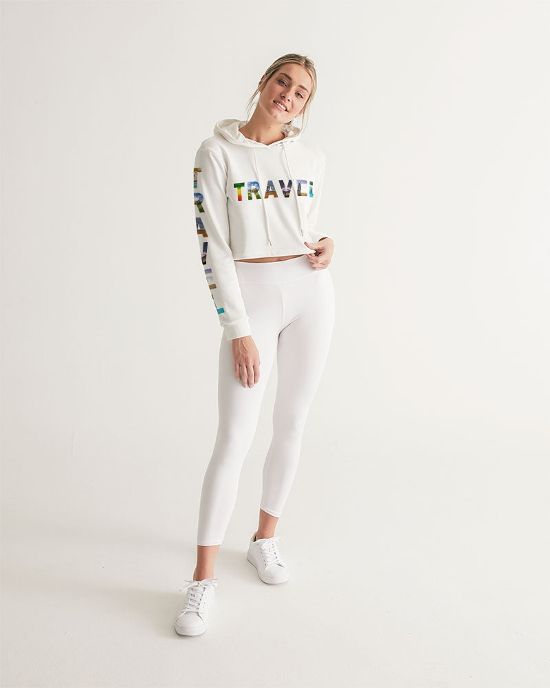 Travel - 1 Women's Cropped Hoodie