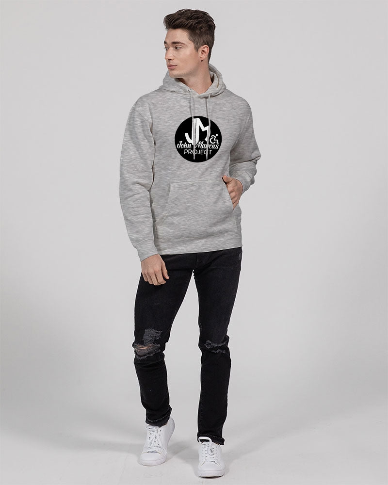 John Marcus - Black & White Unisex Premium Pullover Hoodie | Lane Seven