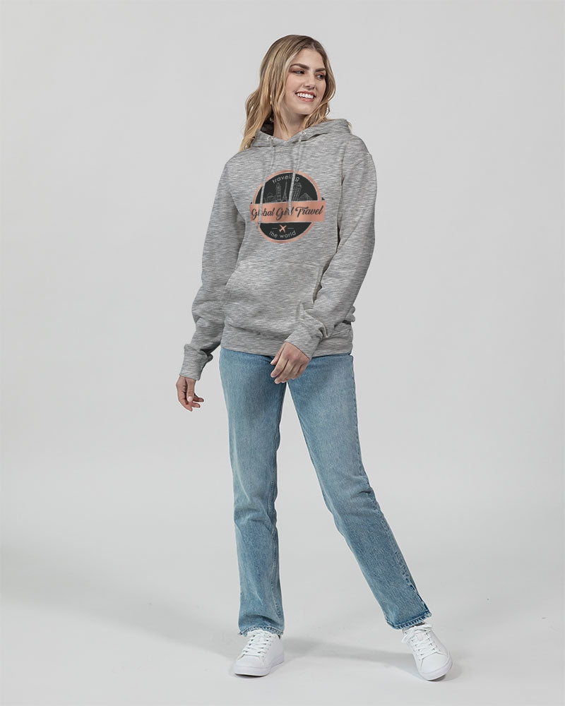Global Girl Travel Unisex Premium Pullover Hoodie | Lane Seven