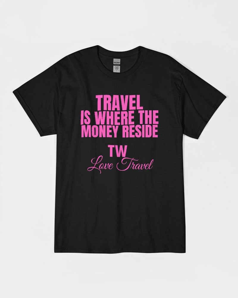 Travel is where the Money Resides - TW Unisex Ultra Cotton T-Shirt | Gildan