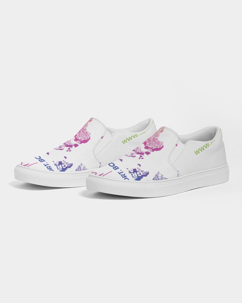 Travel with Centoria T-Shirt Women's Slip-On Canvas Shoe