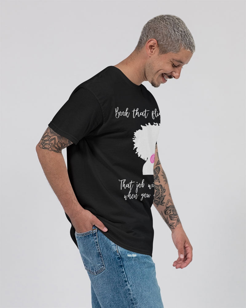 Book That Flight Sis. - White Font Unisex Ultra Cotton T-Shirt | Gildan