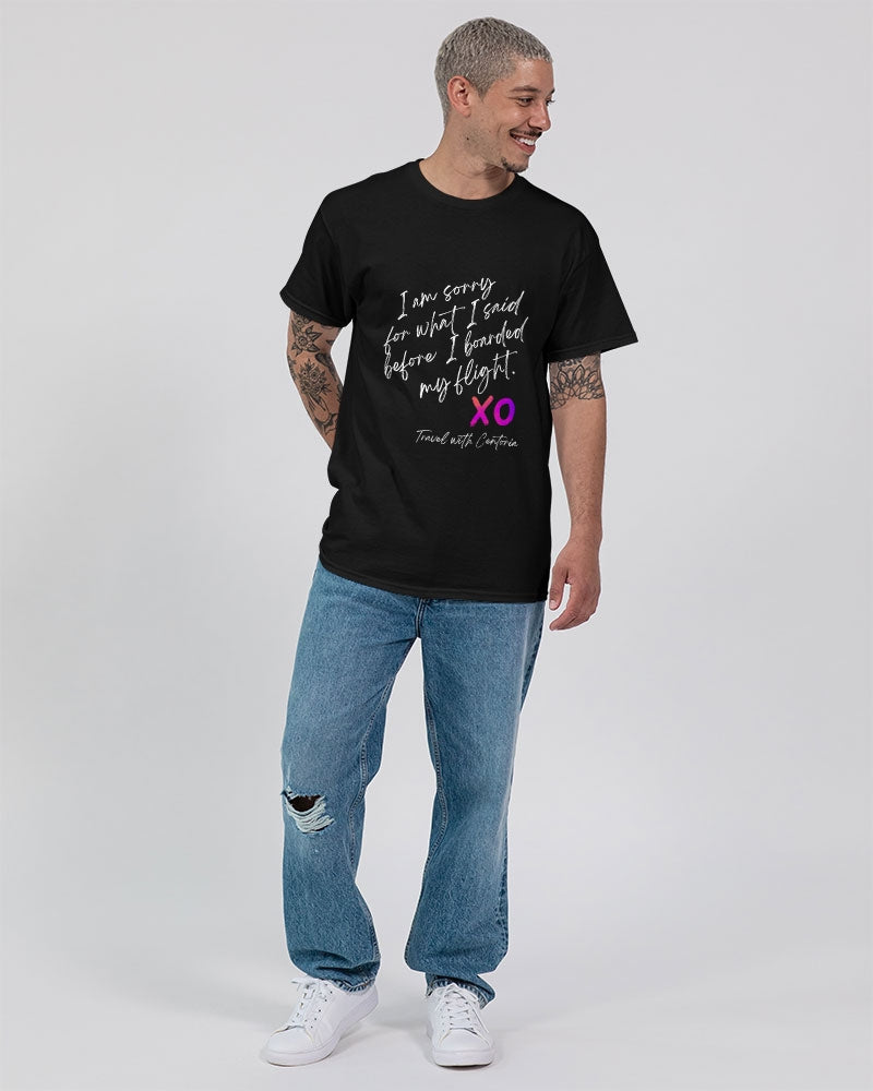 I'm Sorry - White Font Unisex Ultra Cotton T-Shirt | Gildan