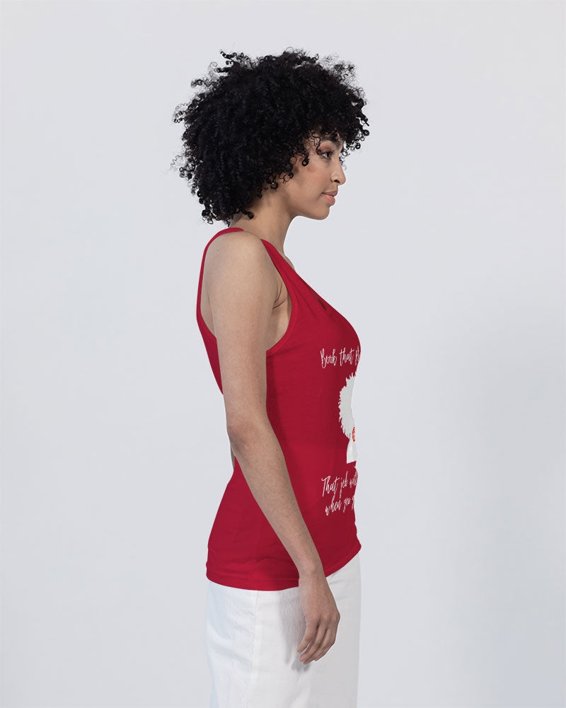 Book That Flight Sis. - Red Unisex Jersey Tank | Bella + Canvas