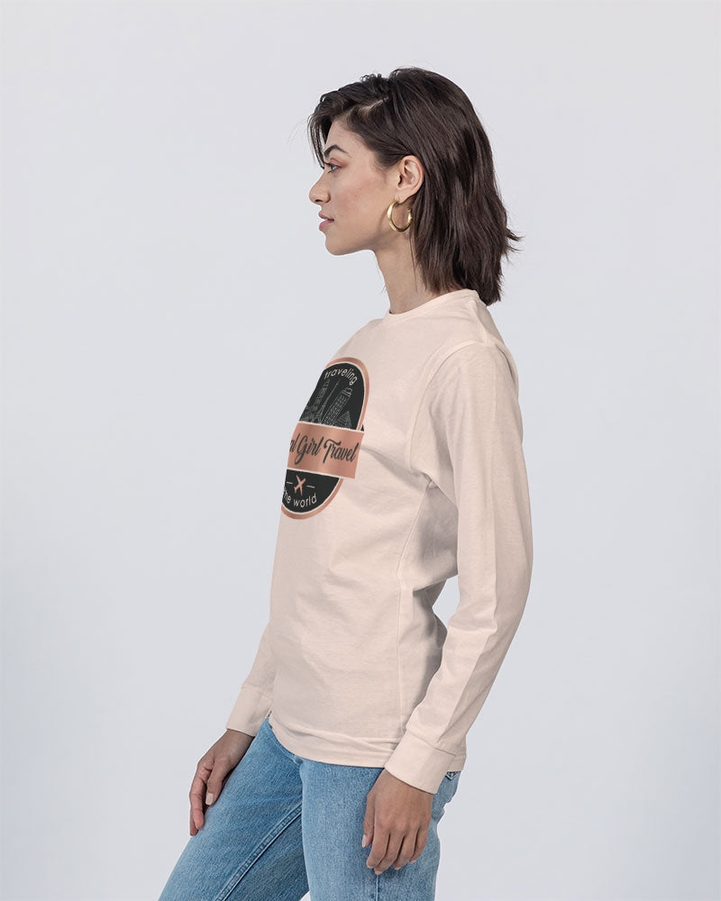 Global Girl Travel Unisex Long Sleeve Tee | Lane Seven