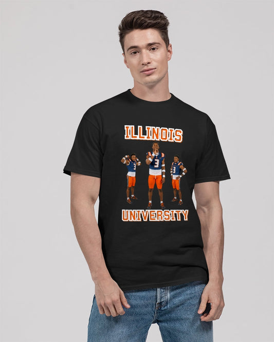 Illinois - 5 Front Unisex Heavy Cotton T-Shirt | Gildan
