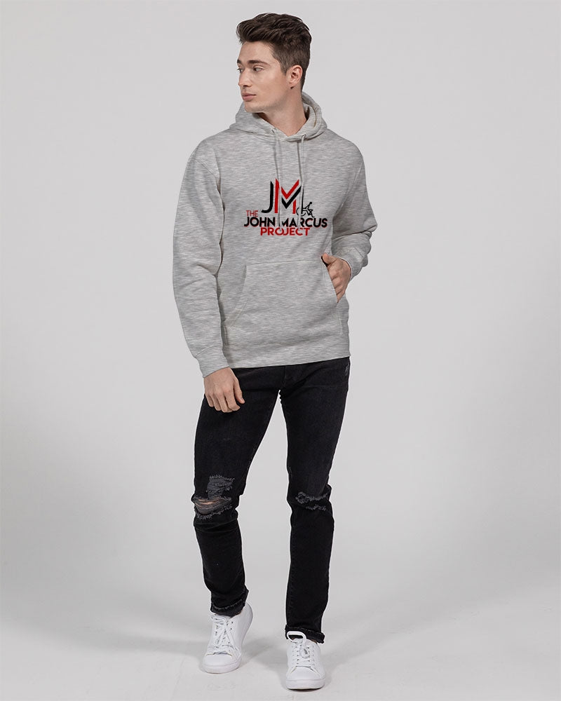 John Marcus - Black & Red Unisex Premium Pullover Hoodie | Lane Seven