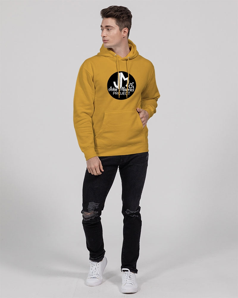 John Marcus - Black & White Unisex Premium Pullover Hoodie | Lane Seven