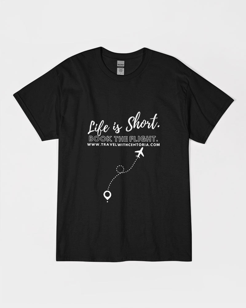 Life is Short - White Font Unisex Ultra Cotton T-Shirt | Gildan