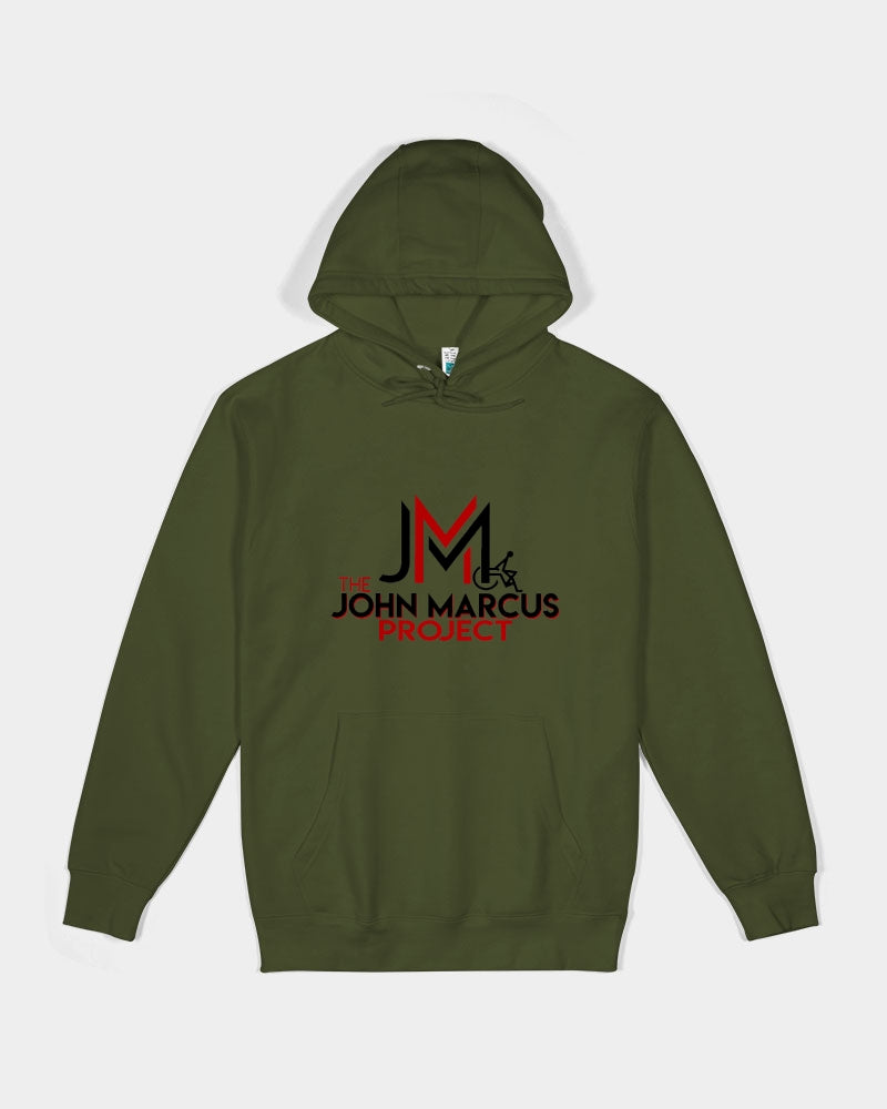 John Marcus - Black & Red Unisex Premium Pullover Hoodie | Lane Seven