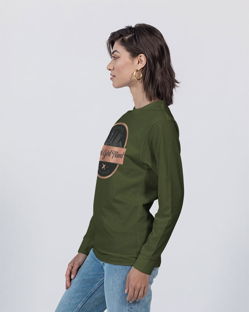 Global Girl Travel Unisex Long Sleeve Tee | Lane Seven
