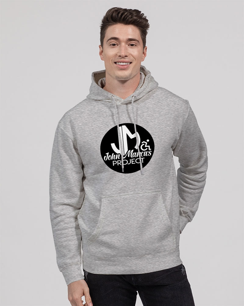 John Marcus - Black & White Unisex Premium Pullover Hoodie | Lane Seven