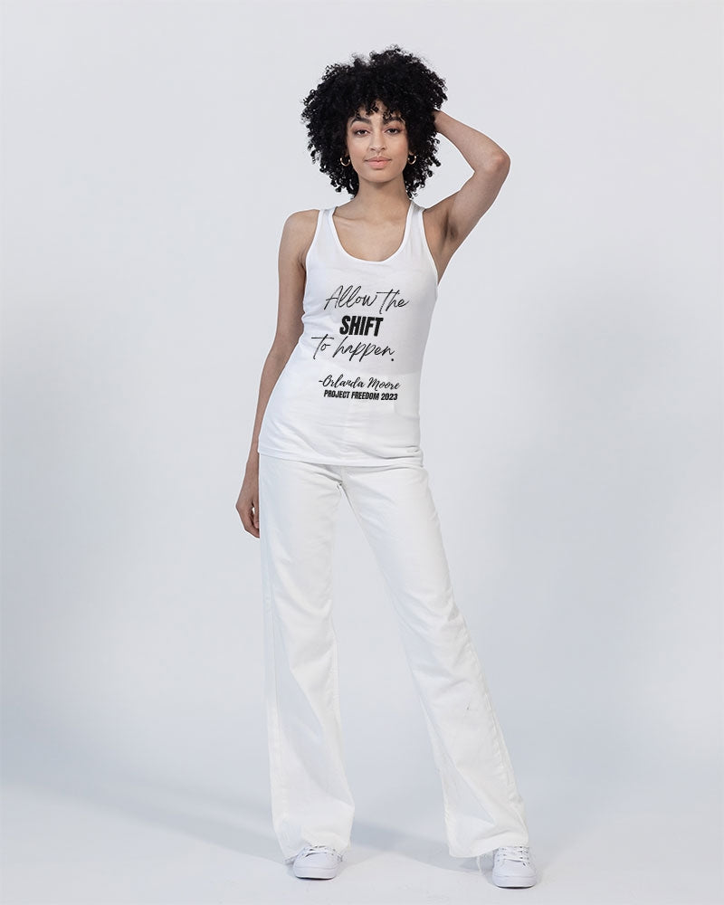 Allow the SHIFT to happen - Black Unisex Jersey Tank | Bella + Canvas