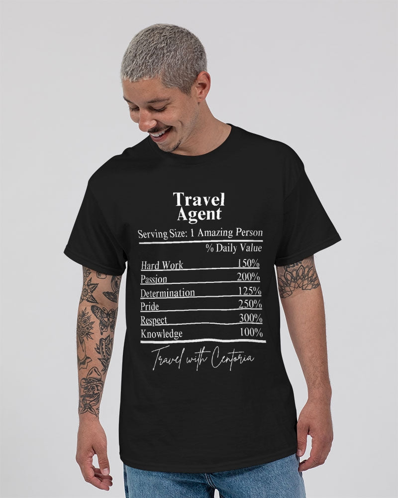 Travel Agent Nutrition Facts Unisex Ultra Cotton T-Shirt | Gildan