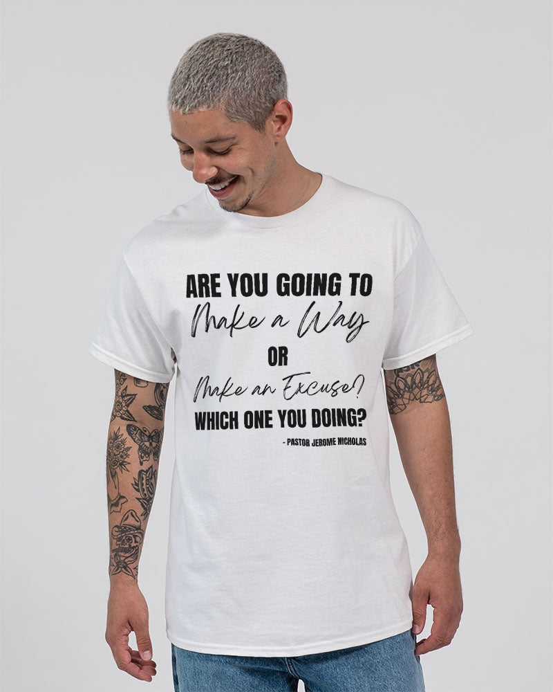 Make A Way - Black Font Unisex Ultra Cotton T-Shirt | Gildan