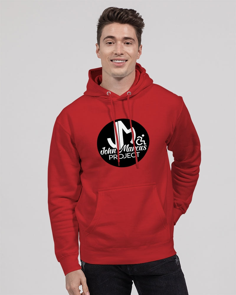 John Marcus - Black & White Unisex Premium Pullover Hoodie | Lane Seven