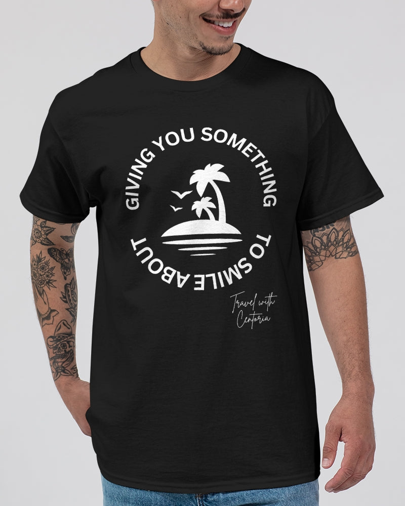 Smile - White Font Unisex Ultra Cotton T-Shirt | Gildan