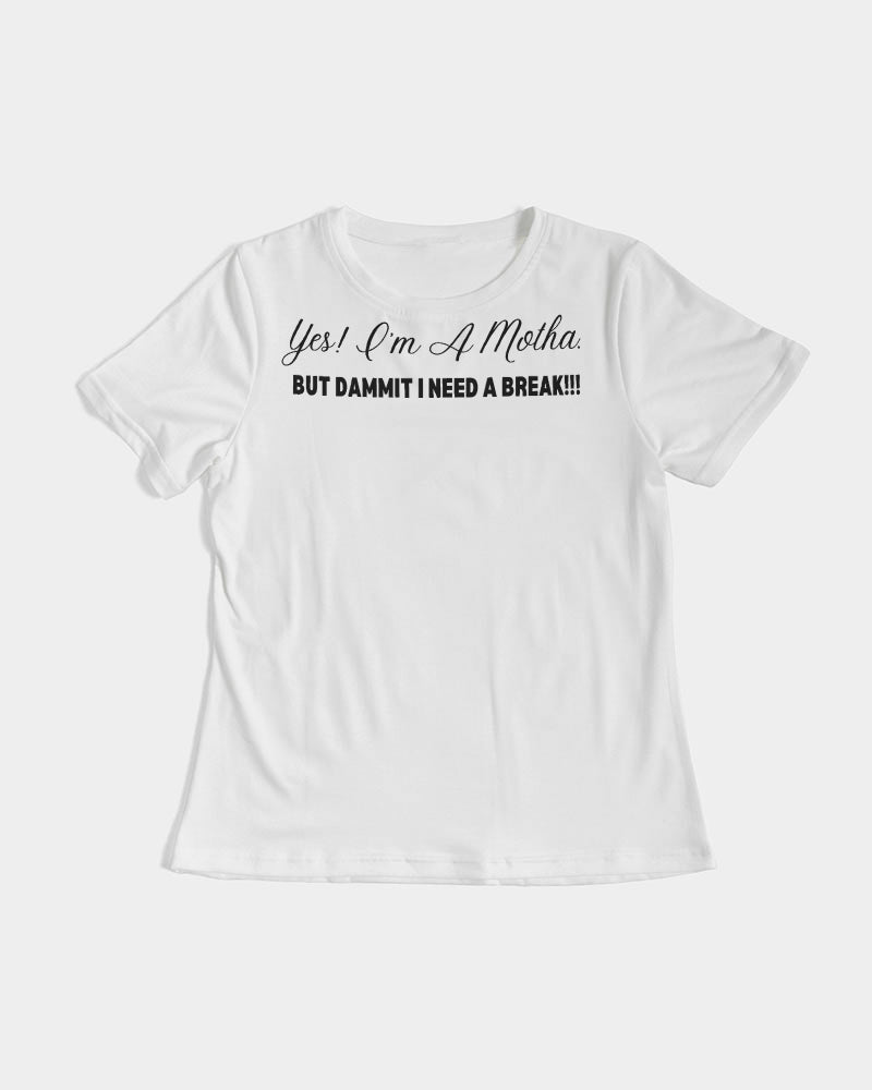 Motha - Black Font Women's Tee